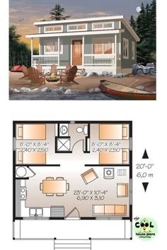 plattegrond appartement 50 m2-2-gratis