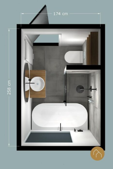 plattegrond badkamer 2x2-2-gratis