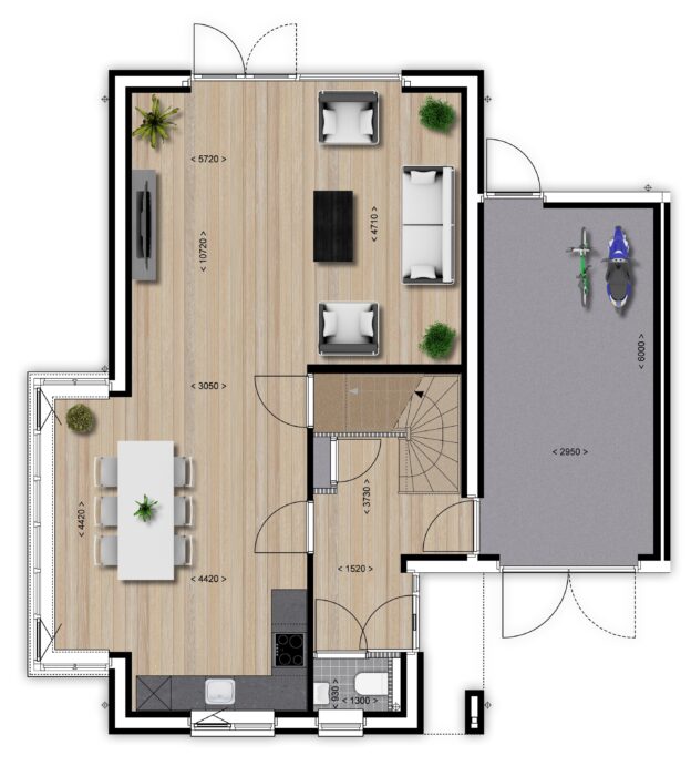 plattegrond praktische indeling huis-2-gratis