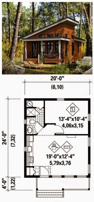 tiny house plattegrond-1