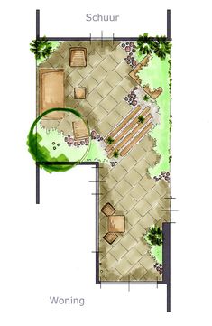 tuinontwerp plattegrond-2-gratis